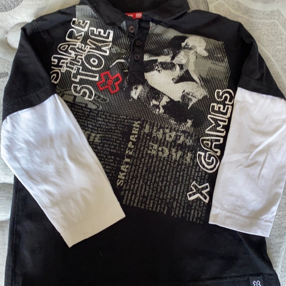 Long sleeve casual polo